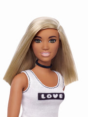 PAPUSA BARBIE FASHIONISTA CU PARUL BLOND