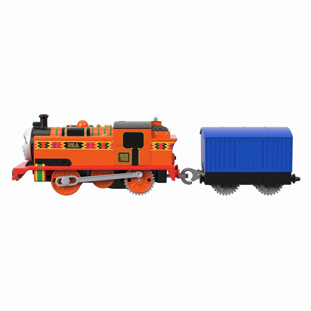 THOMAS TRACKMASTER LOCOMOTIVA NIA CU VAGON
