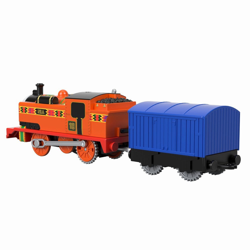 THOMAS TRACKMASTER LOCOMOTIVA NIA CU VAGON