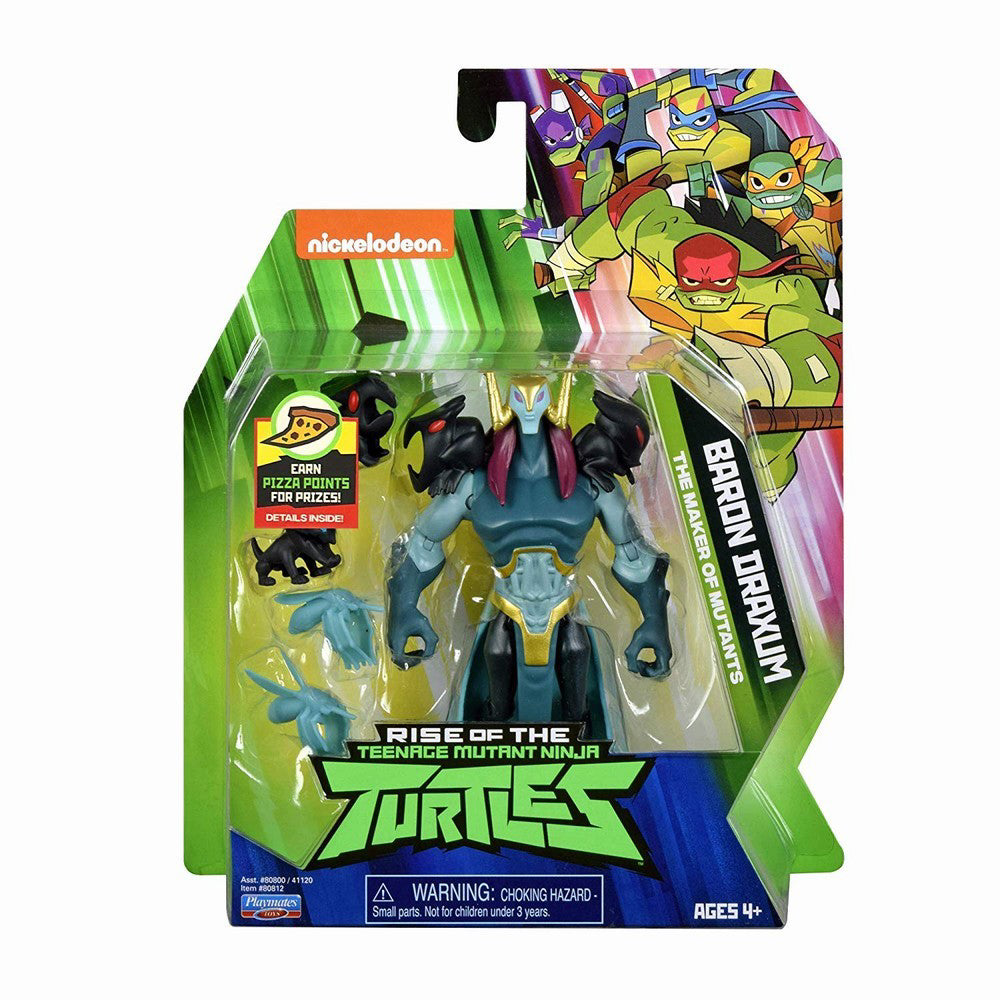 TESTOASELE NINJA FIGURINA BARON DRAXUM CU ACCESORII