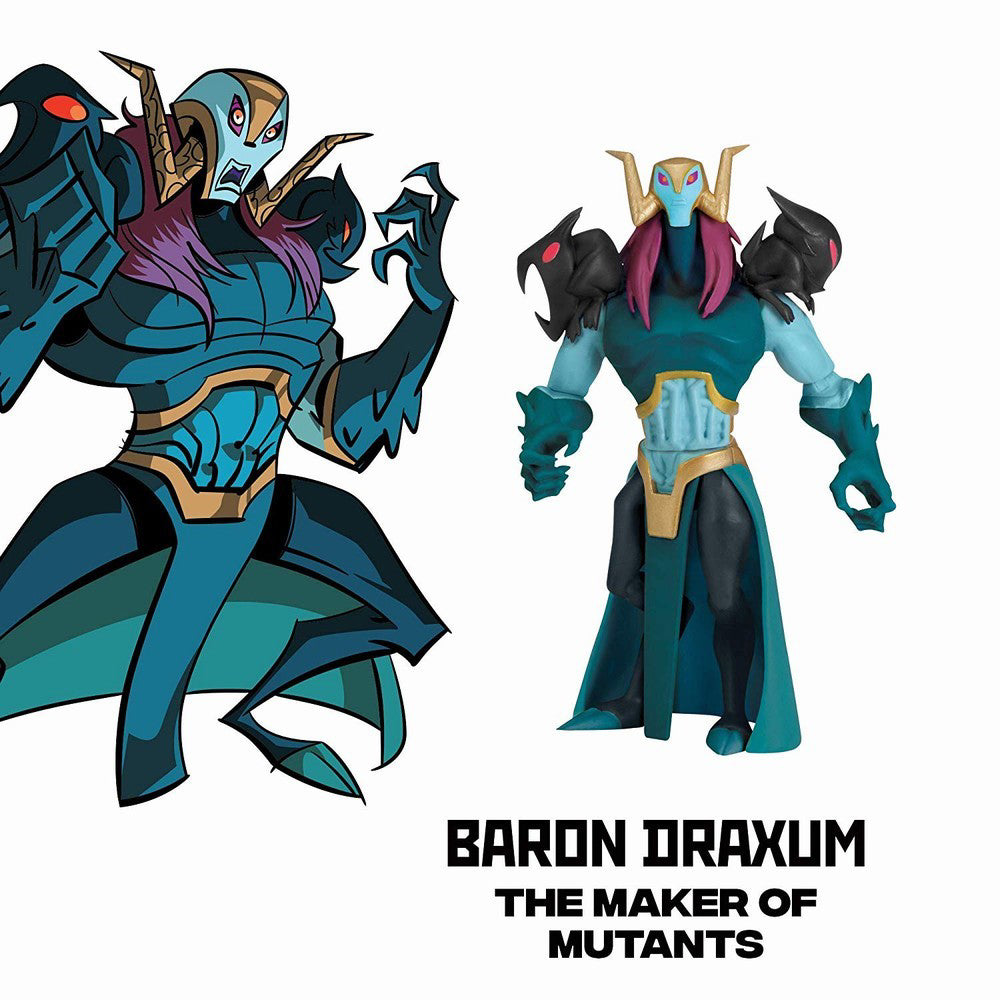 TESTOASELE NINJA FIGURINA BARON DRAXUM CU ACCESORII