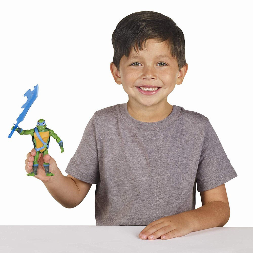 TESTOASELE NINJA FIGURINA LEONARDO CU ACCESORII