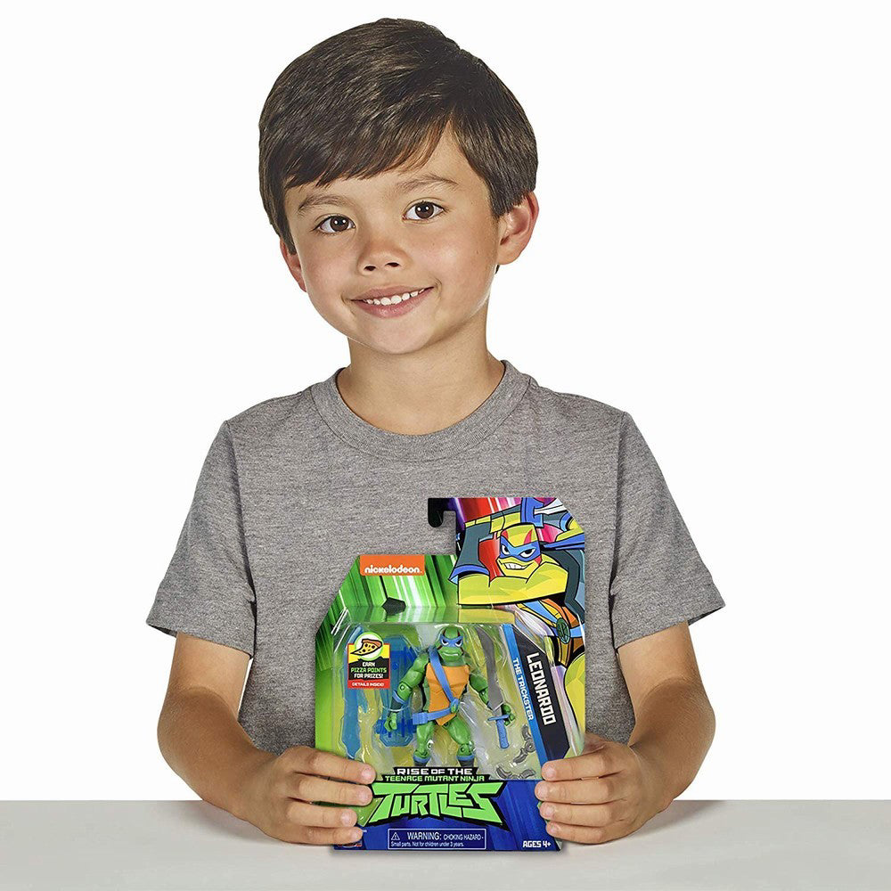 TESTOASELE NINJA FIGURINA LEONARDO CU ACCESORII