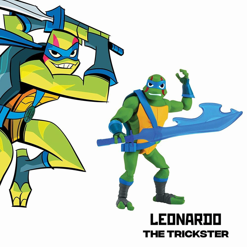 TESTOASELE NINJA FIGURINA LEONARDO CU ACCESORII