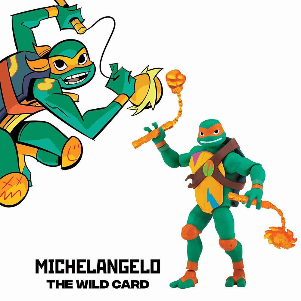 TESTOASELE NINJA FIGURINA MICHELANGELO CU ACCESORII