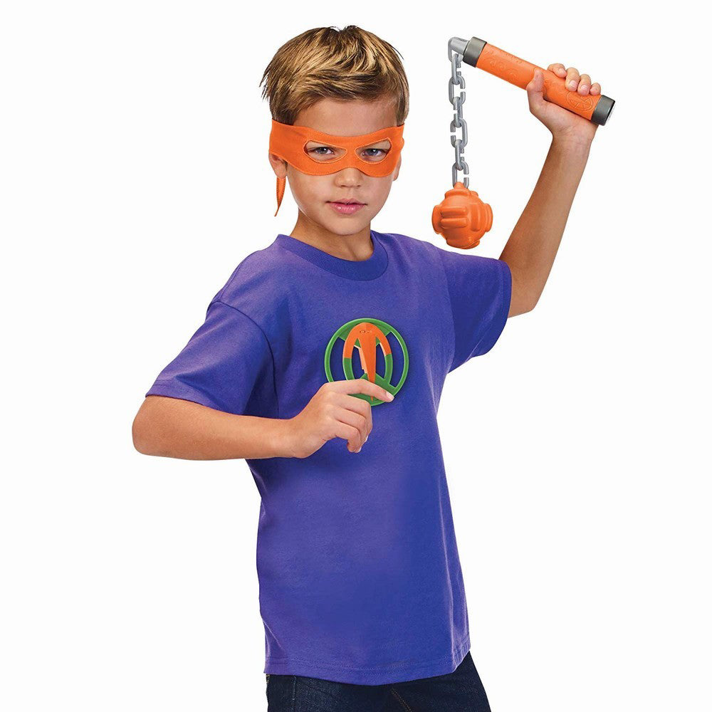TESTOASELE NINJA JOC DE ROL MICHELANGELO CU ACCESORII