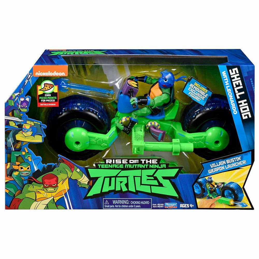 TESTOASELE NINJA VEHICUL CU FIGURINA LEONARDO