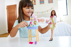 BARBIE CARIERE SET CU PAPUSA DOCTOR PEDIATRU SATENA