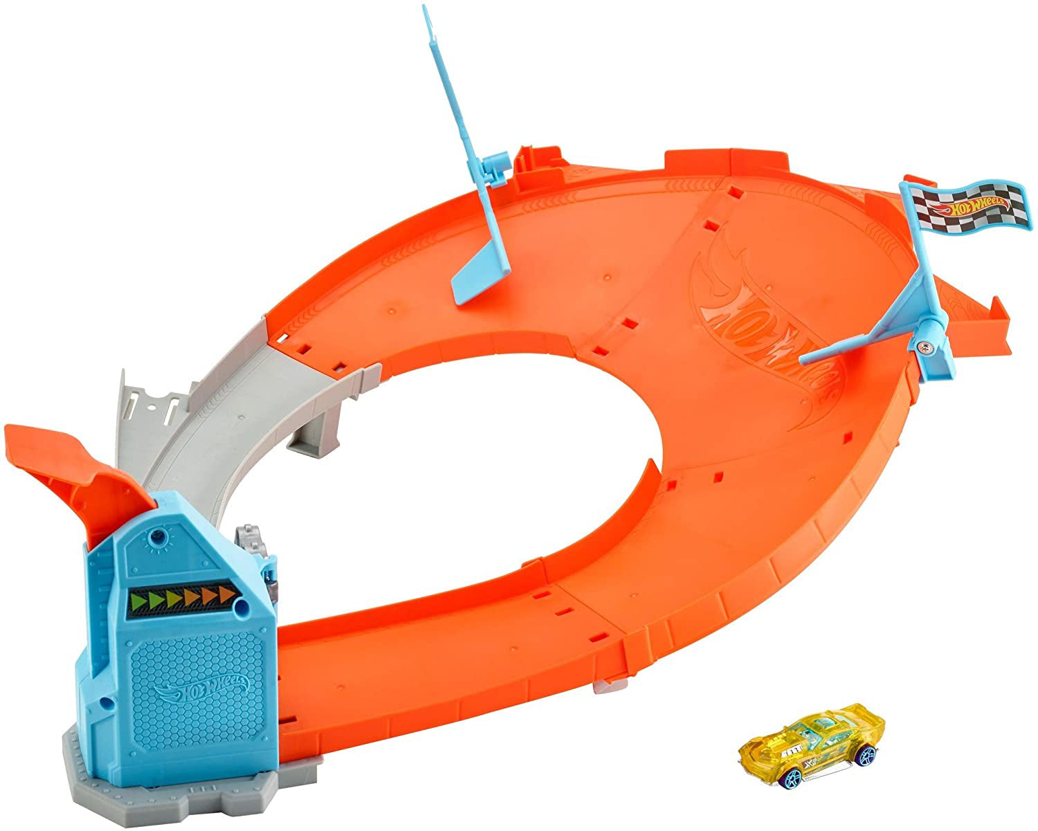 HOT WHEELS CIRCUIT PENTRU DRIFT CU LANSATOR SI MASINUTA EXCLUSIVA