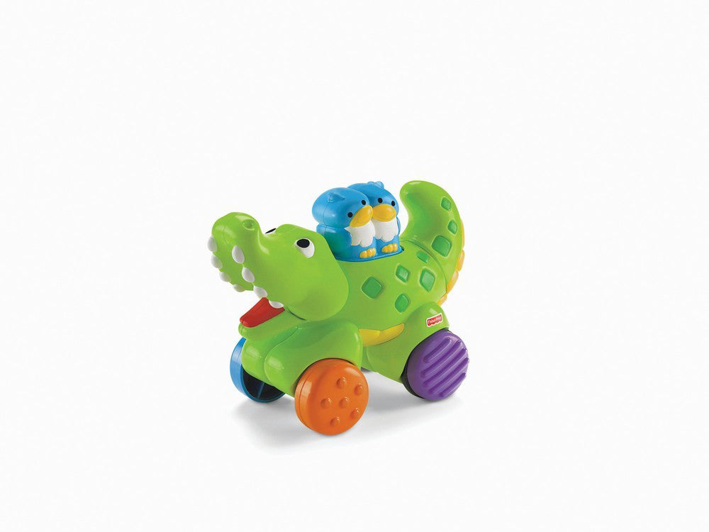 FISHER PRICE JUCARIE BEBE CROCODIL PRESS AND GO