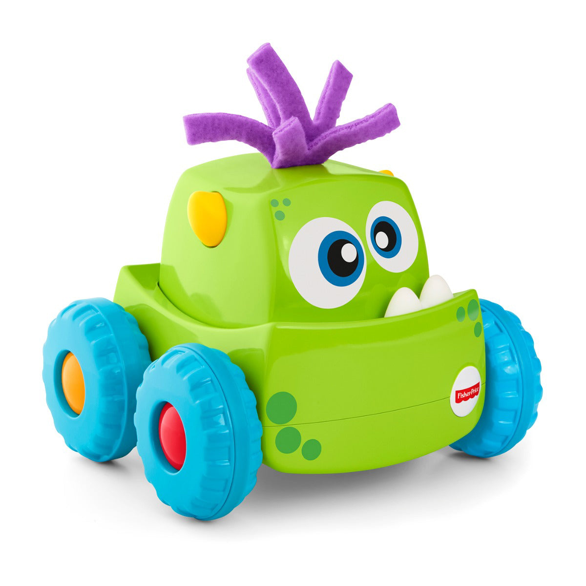 FISHER PRICE MASINUTA BEBE MONSTRULETUL VERDE PLIMBARET