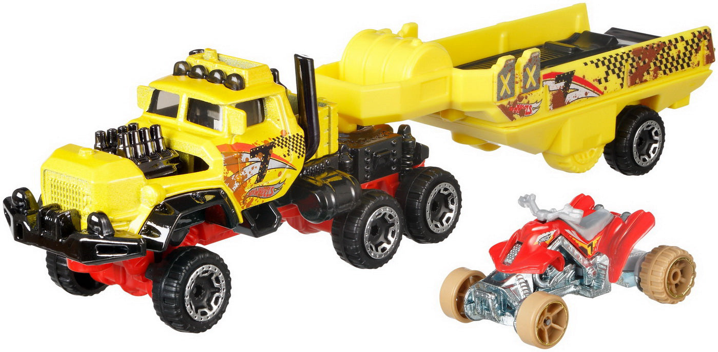 HOT WHEELS SET CAMION SI MASINA HORSEPOWER