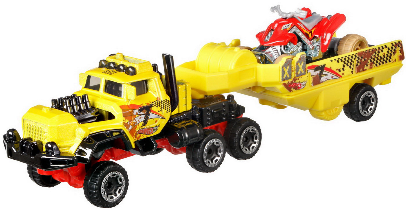 HOT WHEELS SET CAMION SI MASINA HORSEPOWER