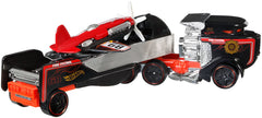 SET CAMION SI MASINA SPORT HOT WHEELS SKY SHOW RIG