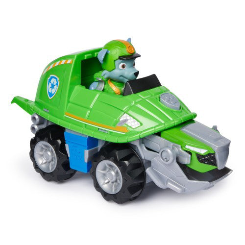 Figurina si Vehicul Paw Patrol Jungle Rocky's Turtle Vehicle, SPM6067778-20143426