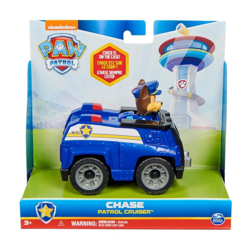 Figurina si Vehicul Paw Patrol Chase Masina Patrulare, SPM6064450-20137506