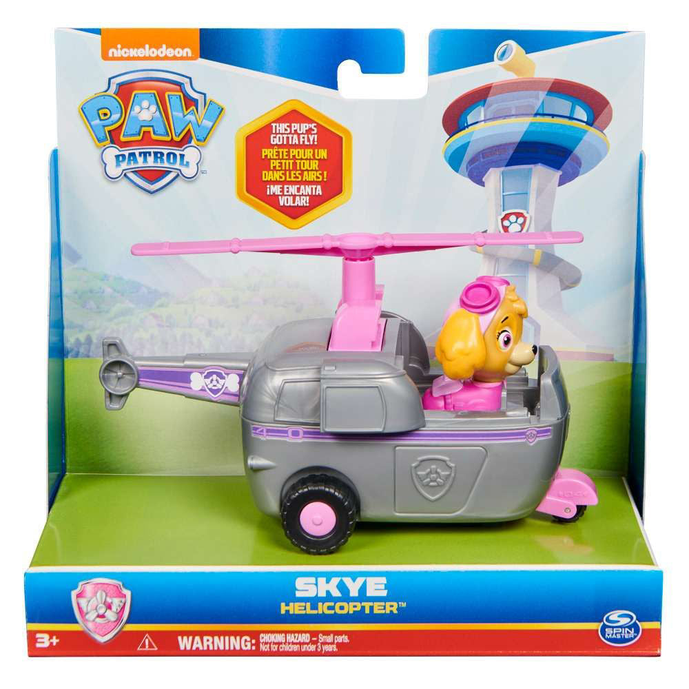 Figurina si Vehicul Paw Patrol Skye Elicopter, SPM6064450-20137508