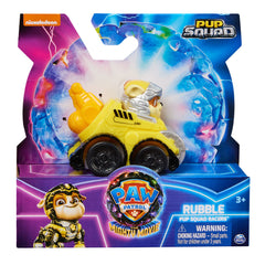 Figurina si Vehicul Paw Patrol Mighty Pups Rubble, SPM6067086-20142218