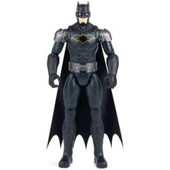 Figurina Spin Master Combat Batman in Armura Neagra cu Elemente Argintii 25cm, SPM6055697-20138361