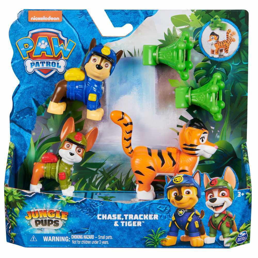 Set Figurine Spin Master Paw Patrol Chase, Tracker si Tigrul, SPM6068080-20143982