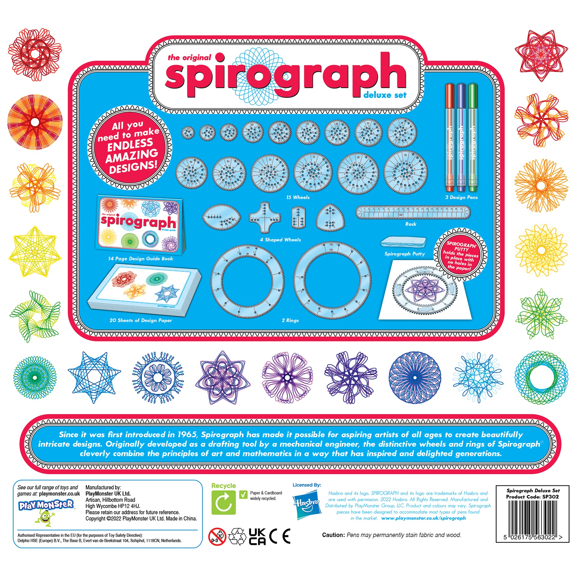 Set Creativ Spirograph DELUXE KIT, PMSP302/1001Z