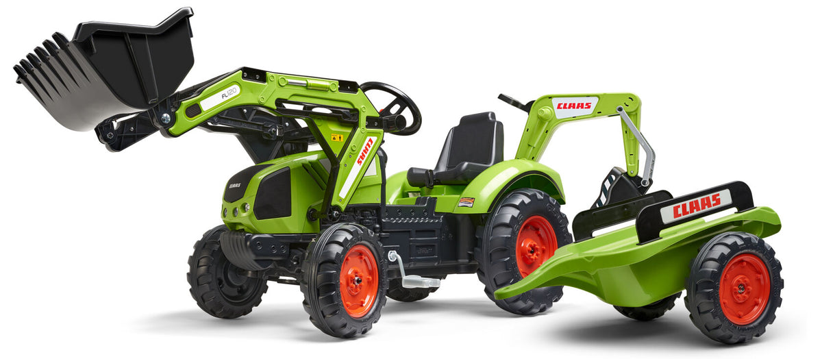 Tractor cu Pedale Claas Arion 430 cu Cupa, Excavator si Remorca, 2070Y