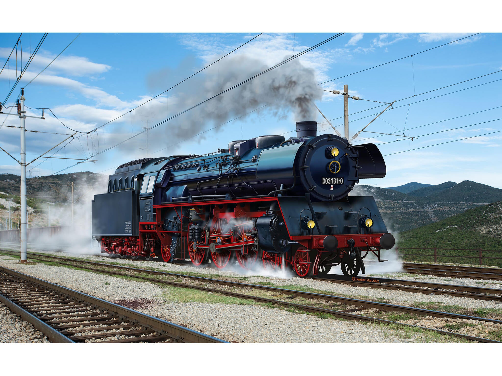 Revell Kit Locomotiva Express Br03 & Tender Rev02166