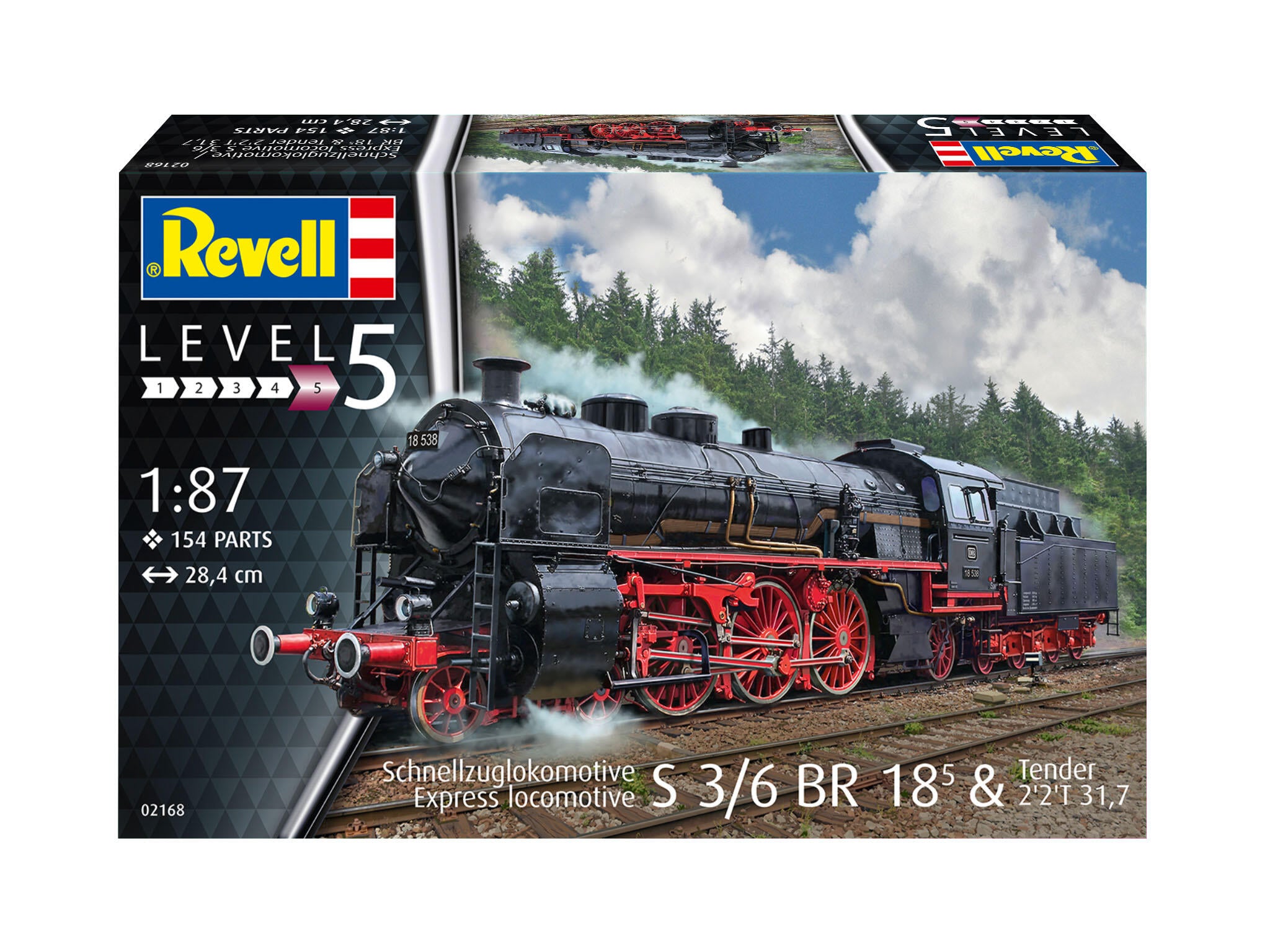 Revell Kit Express Locomotive S3/6 Rev02168