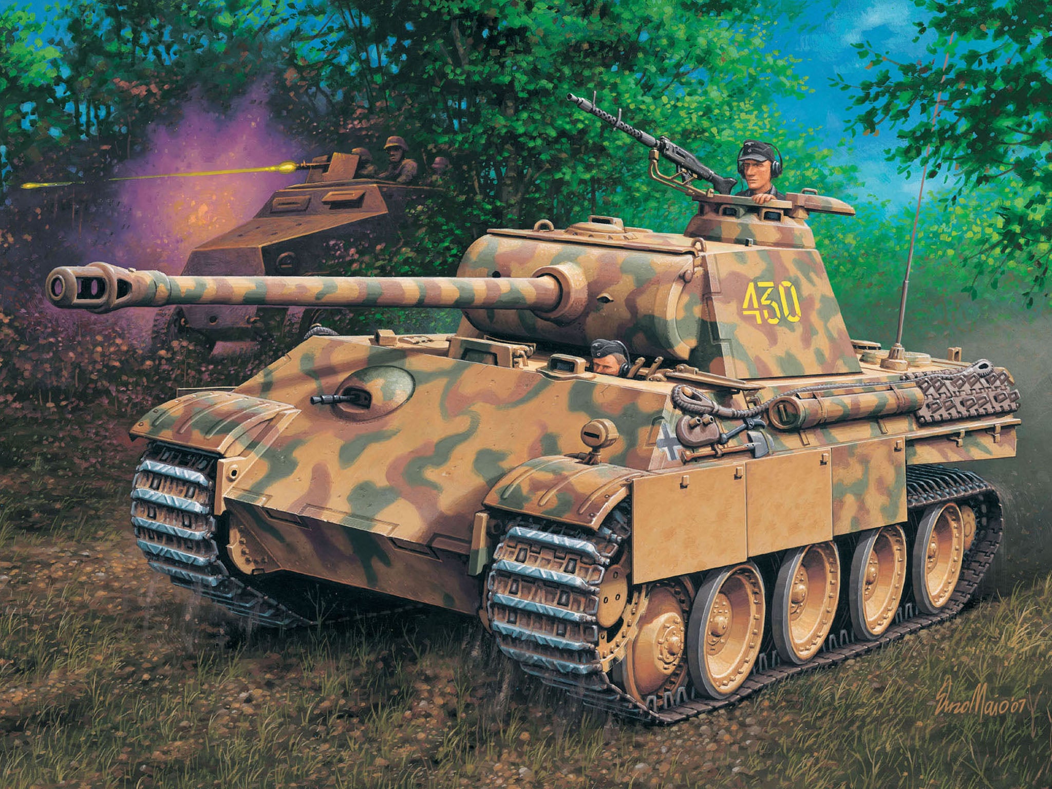 Vehicul Militar Revell Pzkpfw V Panther Ausf.G (Sd.Kfz. 171) Scara 1:72 Rev03171