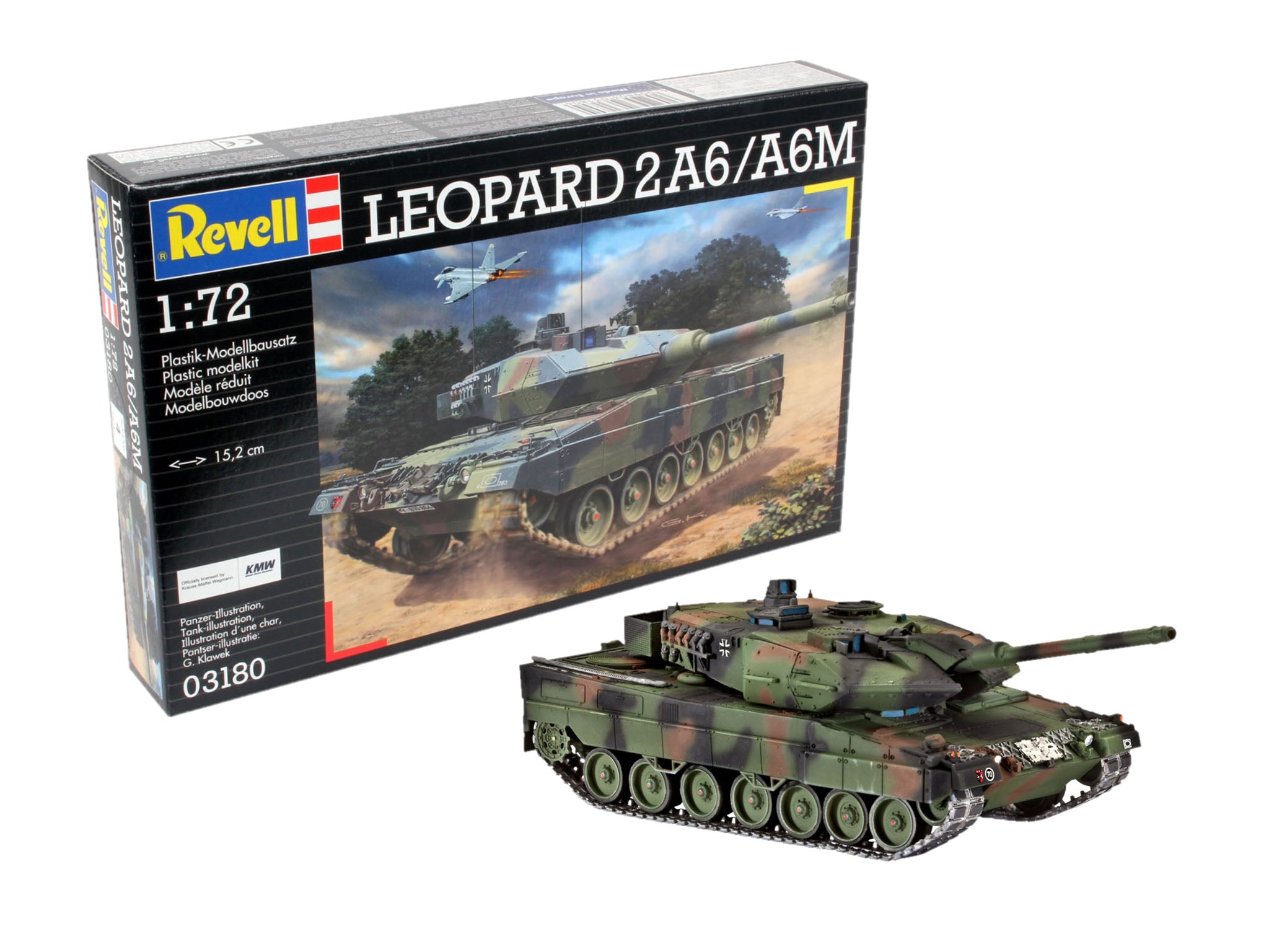 Vehicul Militar Revell Leopard 2 A6/A6M Scara 1:72 Rev03180