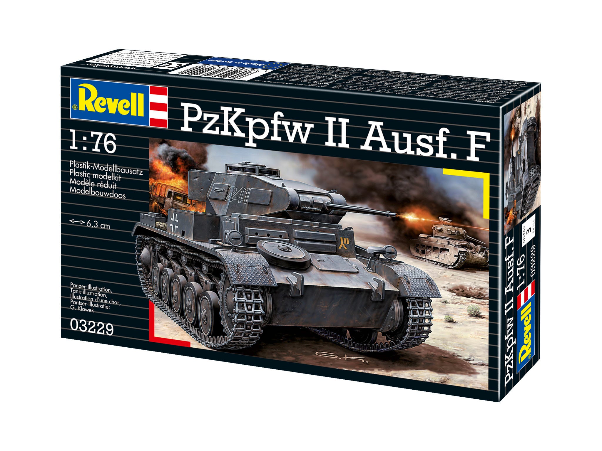 Vehicul Militar Revell Pzkpfw Ii Ausf. F Scara 1:76 Rev03229