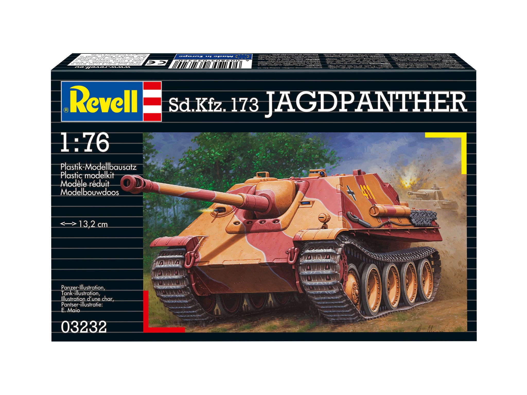 Vehicul Militar Revell Sd.Kfz. 173 Jagdpanther Scara 1:76 Rev03232