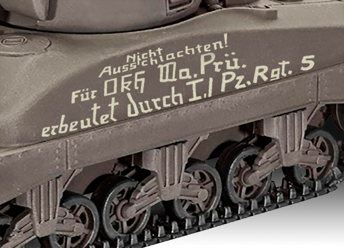 Macheta de asamblat Revell, Tanc Sherman M4A1 ; 03290