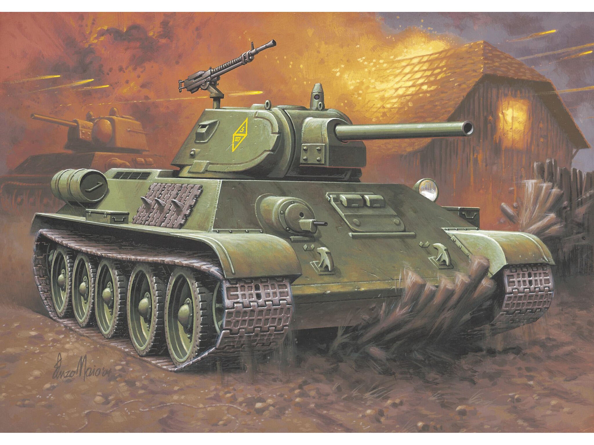 Vehicul Militar Revell T-34/76 Model 1940 Scara 1:76 Rev03294