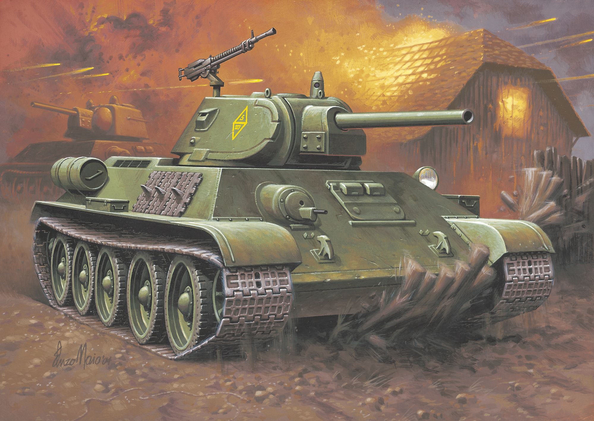 Vehicul Militar Revell T-34/76 Model 1940 Scara 1:76 Rev03294