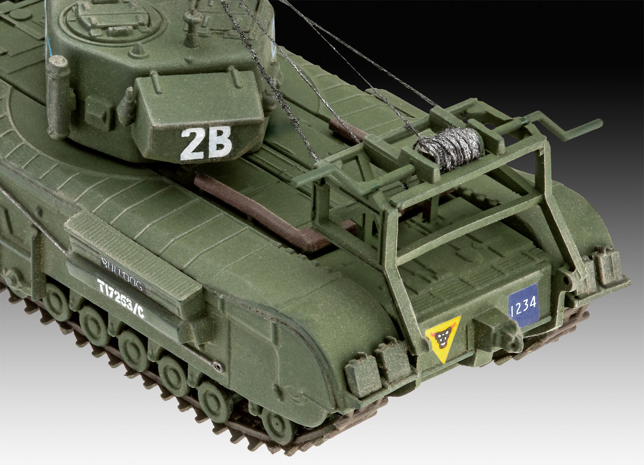 Vehicul Militar Revell Churchill A.V.R.E. Scara 1:76 Rev03297