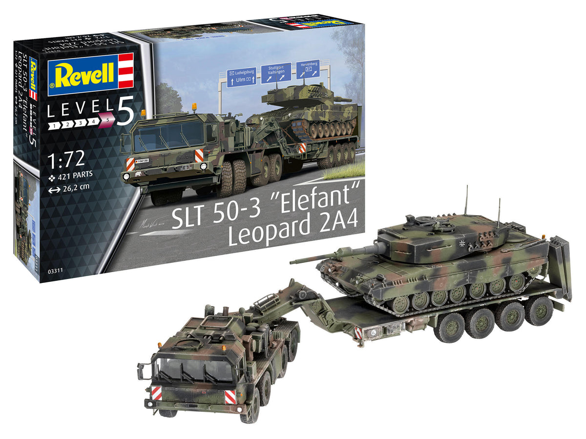 Revell Vehicul Militar  Slt 50-3 Elefant & Leopard 2A4 Rev03311