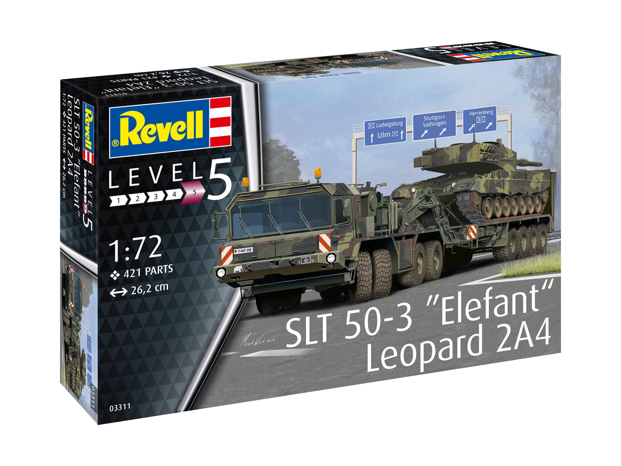 Revell Vehicul Militar  Slt 50-3 Elefant & Leopard 2A4 Rev03311
