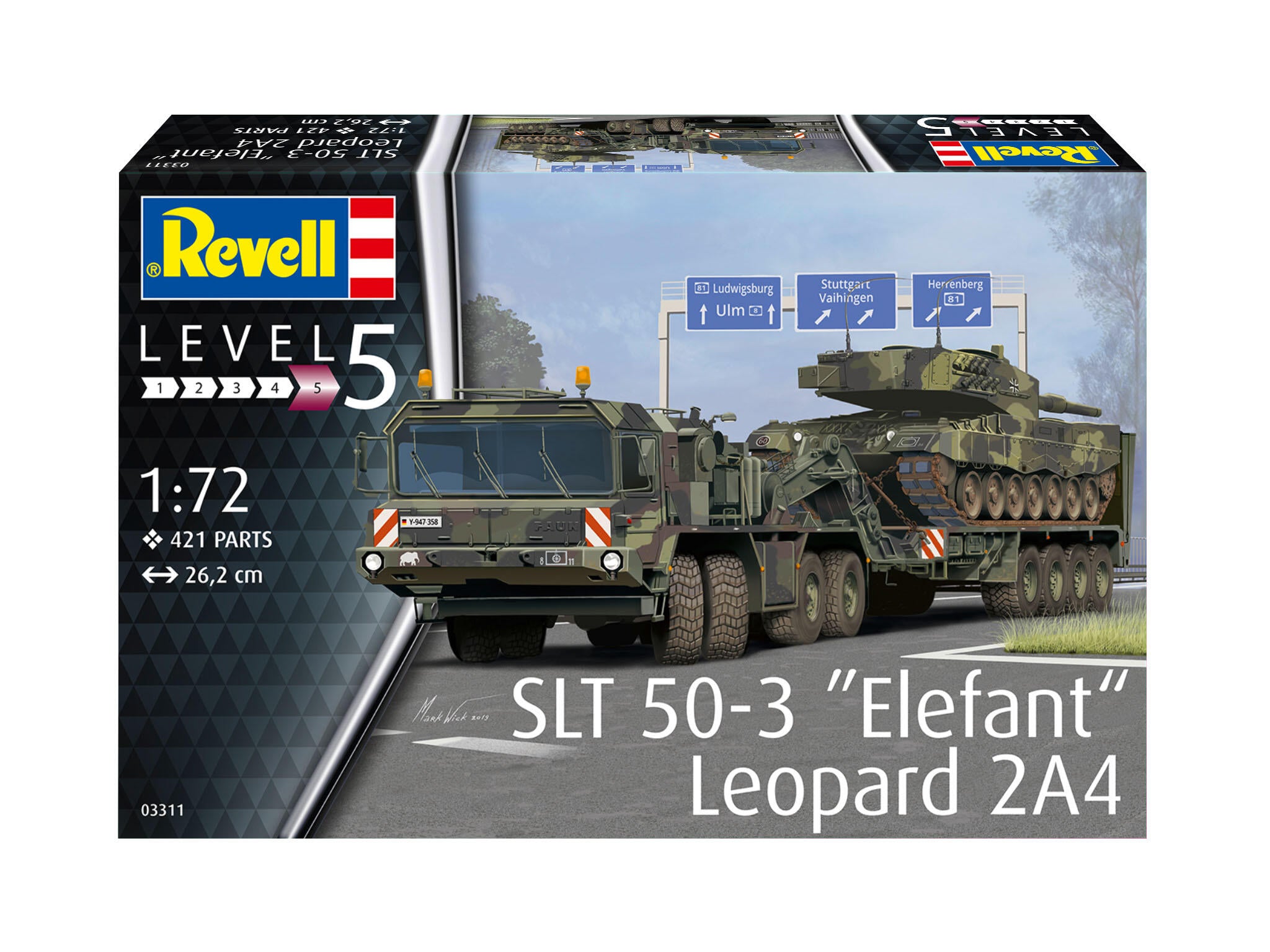 Revell Vehicul Militar  Slt 50-3 Elefant & Leopard 2A4 Rev03311