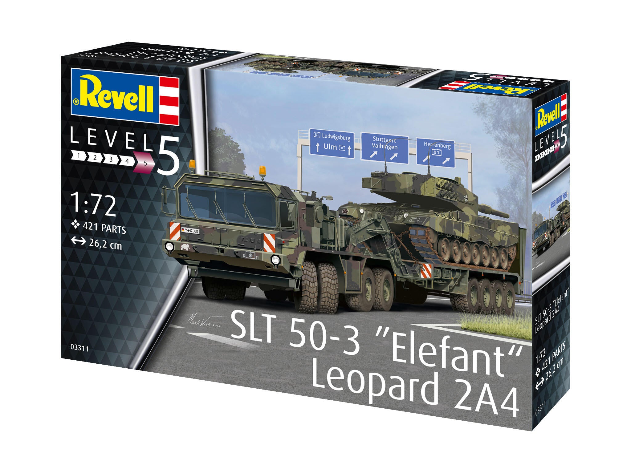 Revell Vehicul Militar  Slt 50-3 Elefant & Leopard 2A4 Rev03311