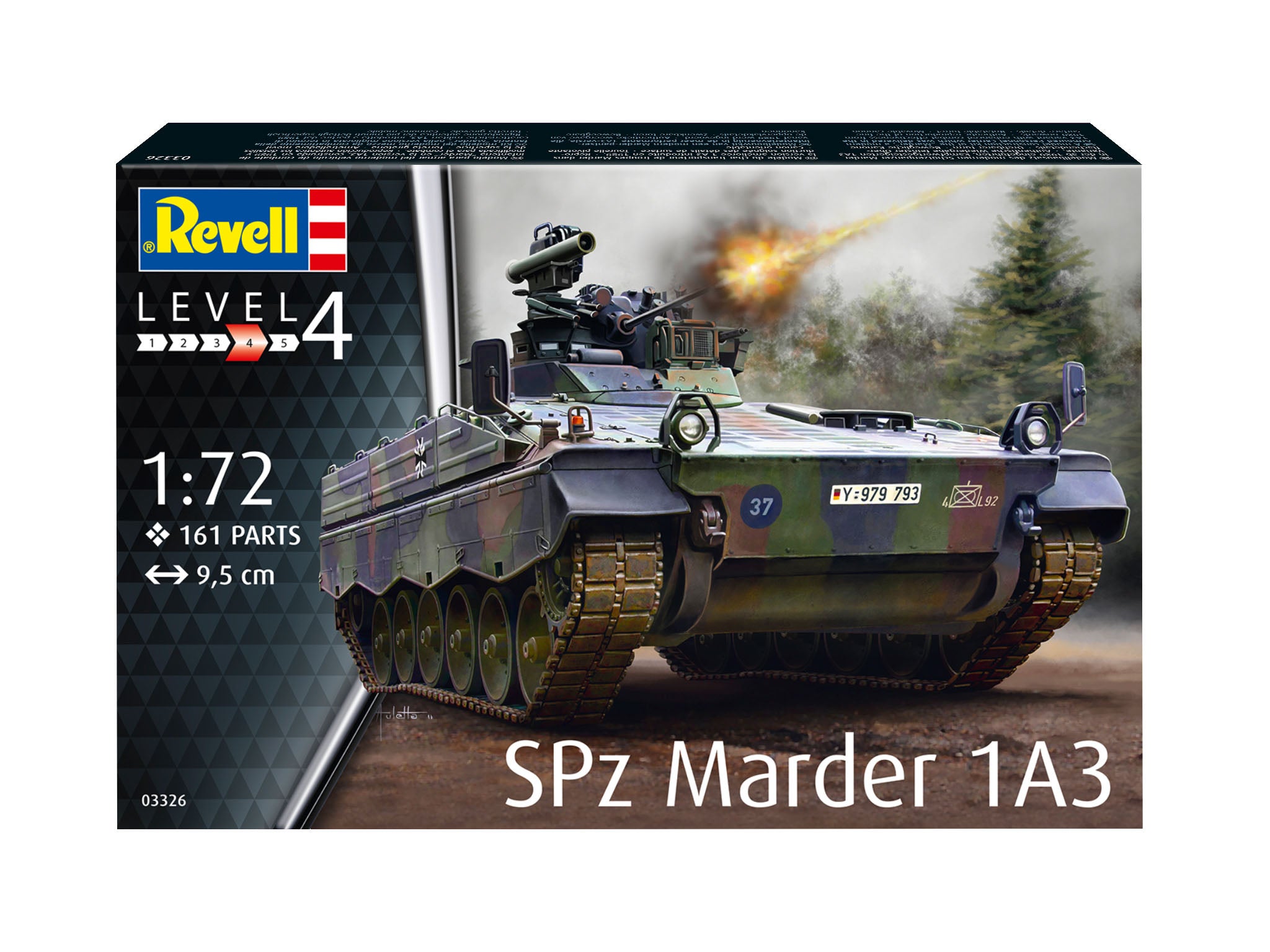 Vehicul Militar Revell Spz Marder 1A3 Scara 1:72 Rev03326