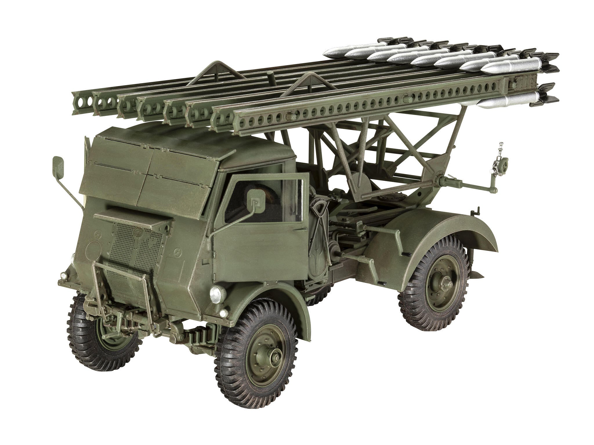 Set Macheta Revell Vehicul Militar W.O.T. 8 Bm-13-16 Katiusa/Cargo Scara 1:35 Rev03338