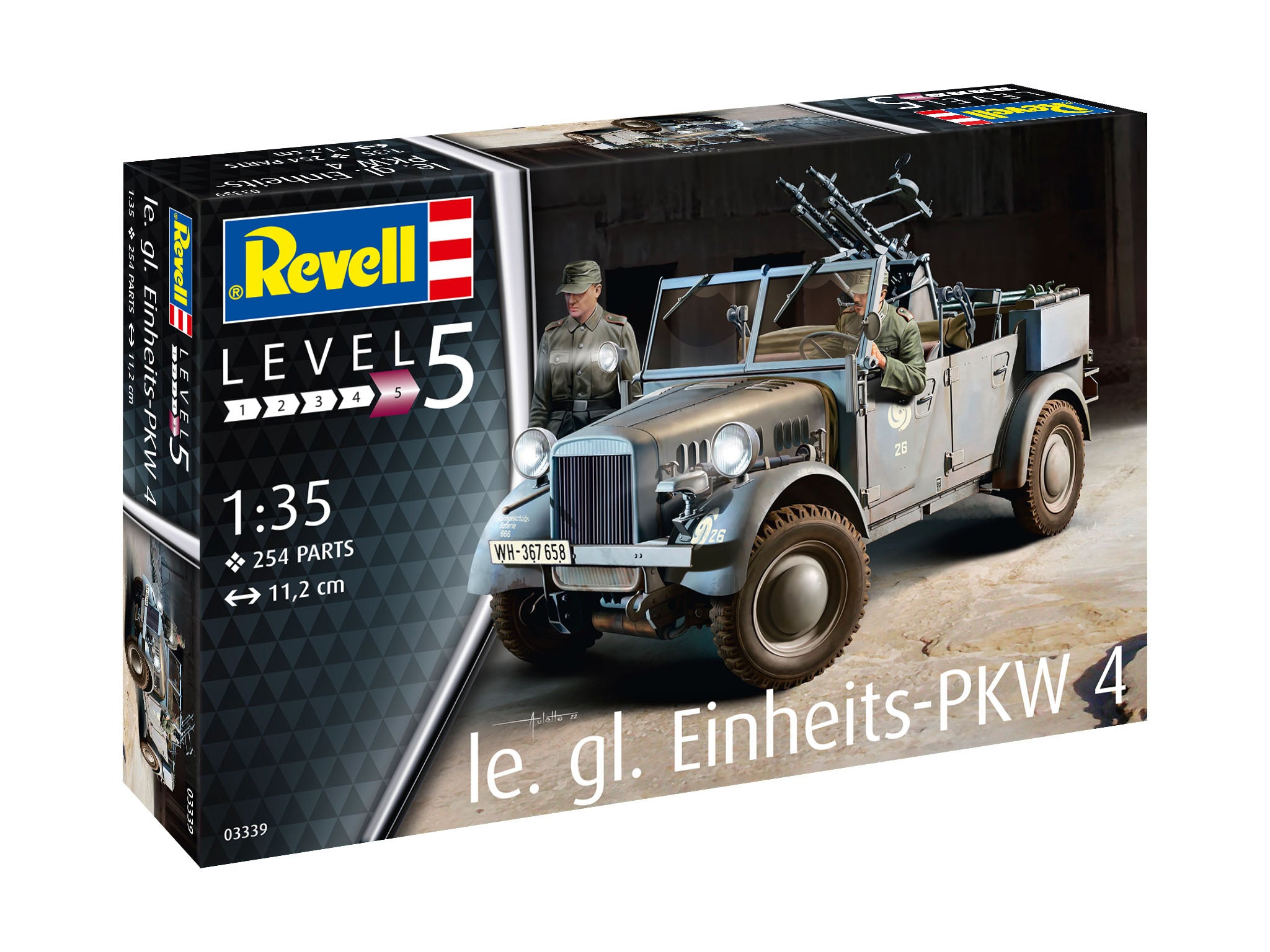 Vehicul Militar Revell Le. Gl. Einheits-Pkw 4 Scara 1:35 Rev03339