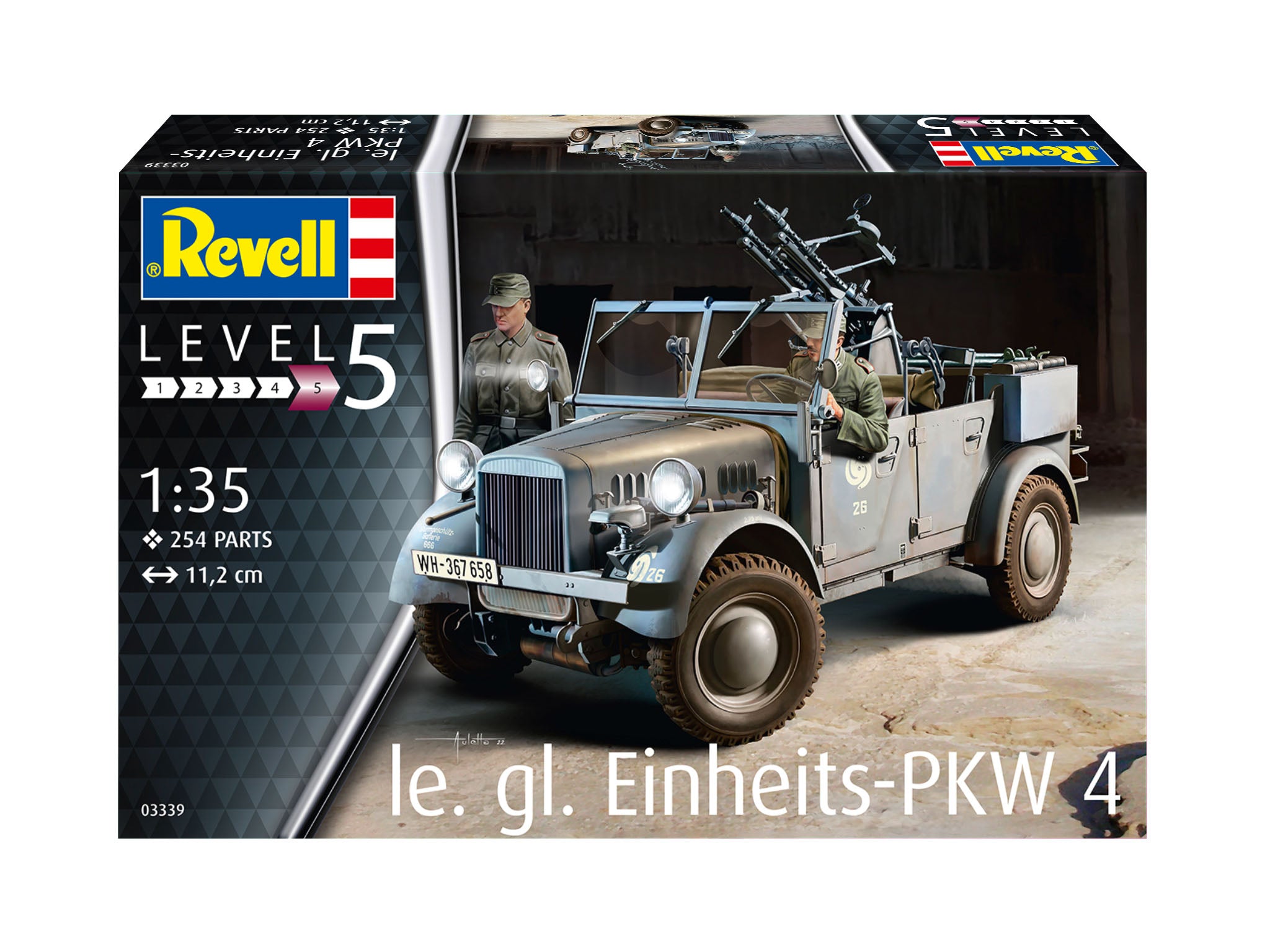 Vehicul Militar Revell Le. Gl. Einheits-Pkw 4 Scara 1:35 Rev03339