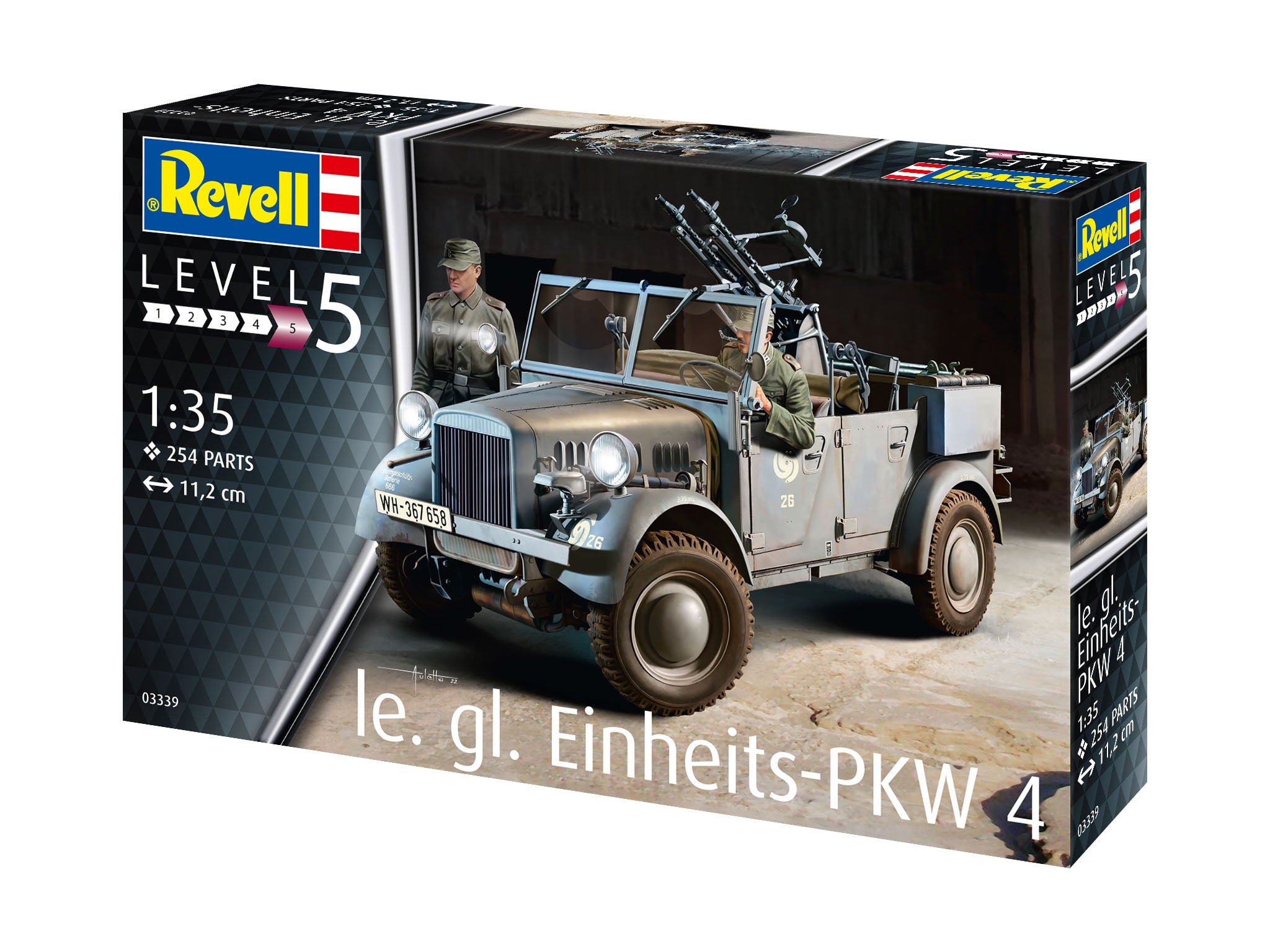 Vehicul Militar Revell Le. Gl. Einheits-Pkw 4 Scara 1:35 Rev03339