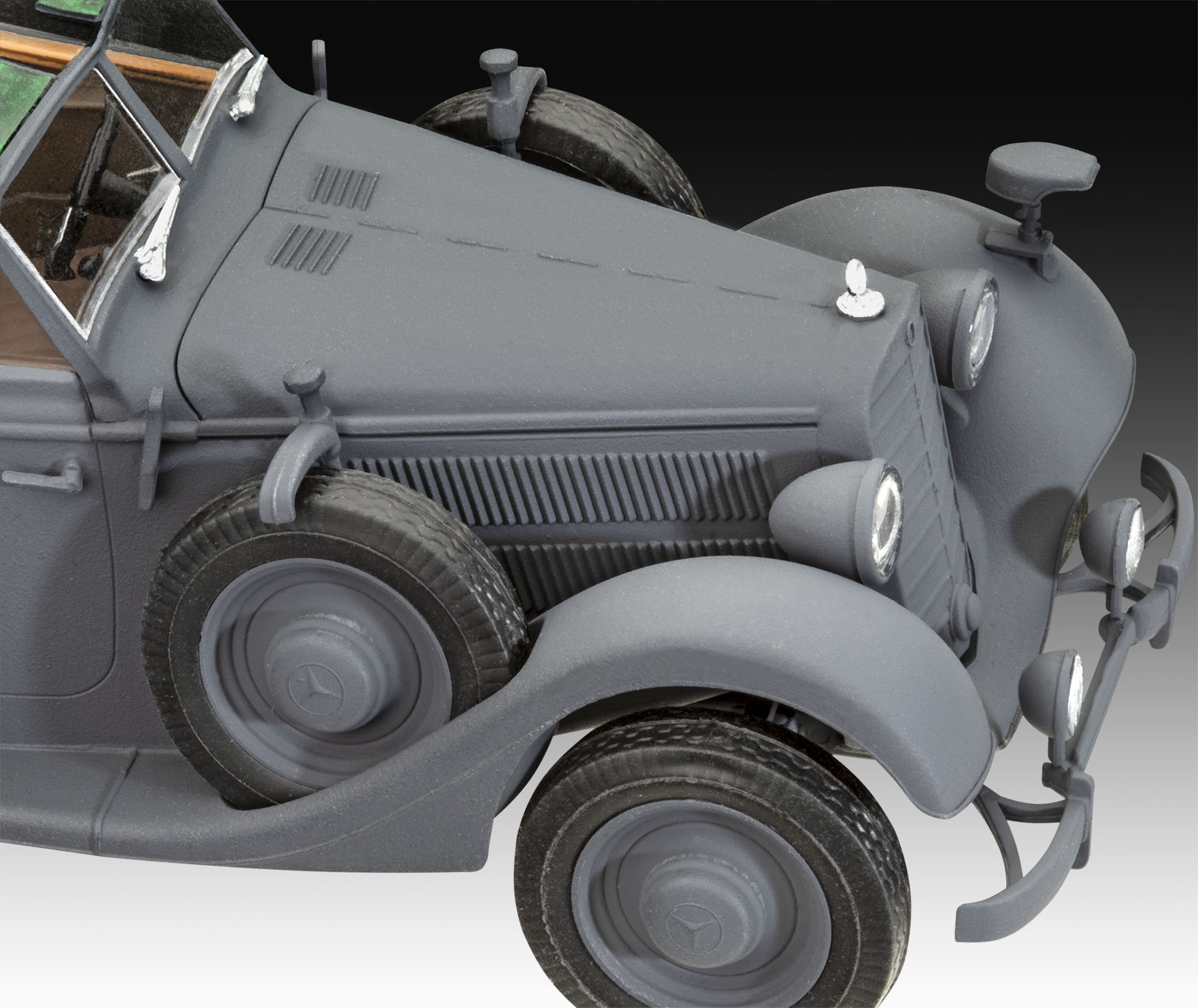 Automacheta Typ 320 (W142) Cabriolet, scara 1:35 (nivel 4), cu 150 piese, Revell 03354