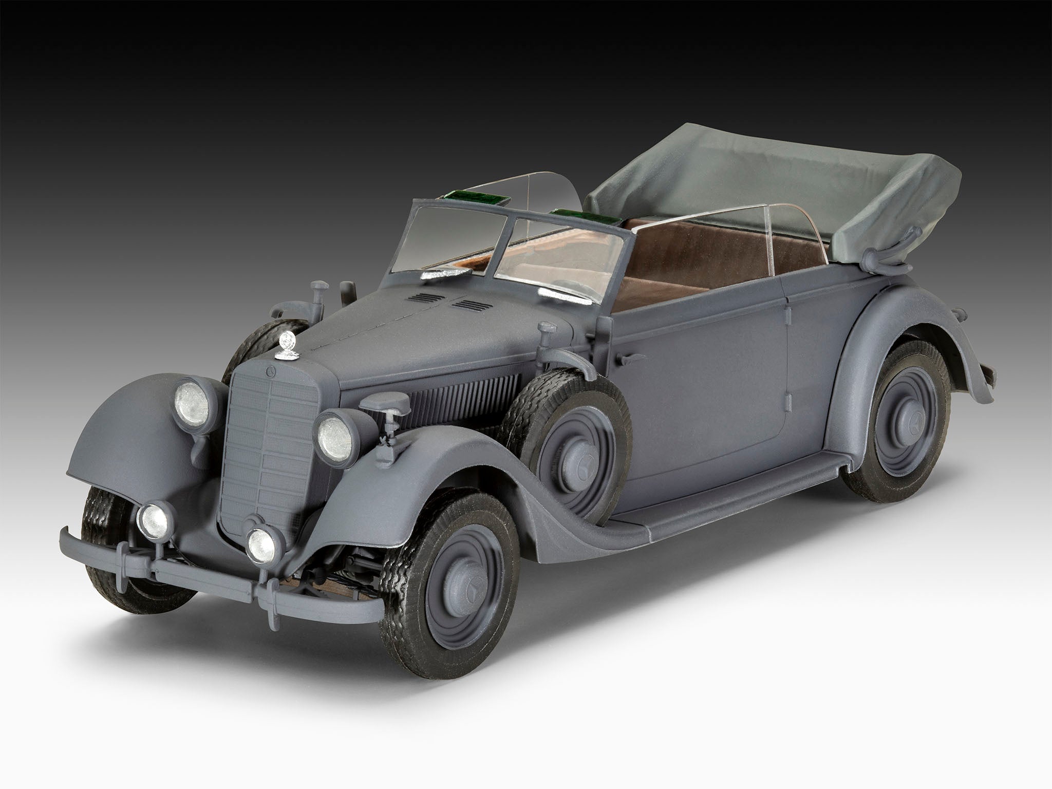 Automacheta Typ 320 (W142) Cabriolet, scara 1:35 (nivel 4), cu 150 piese, Revell 03354