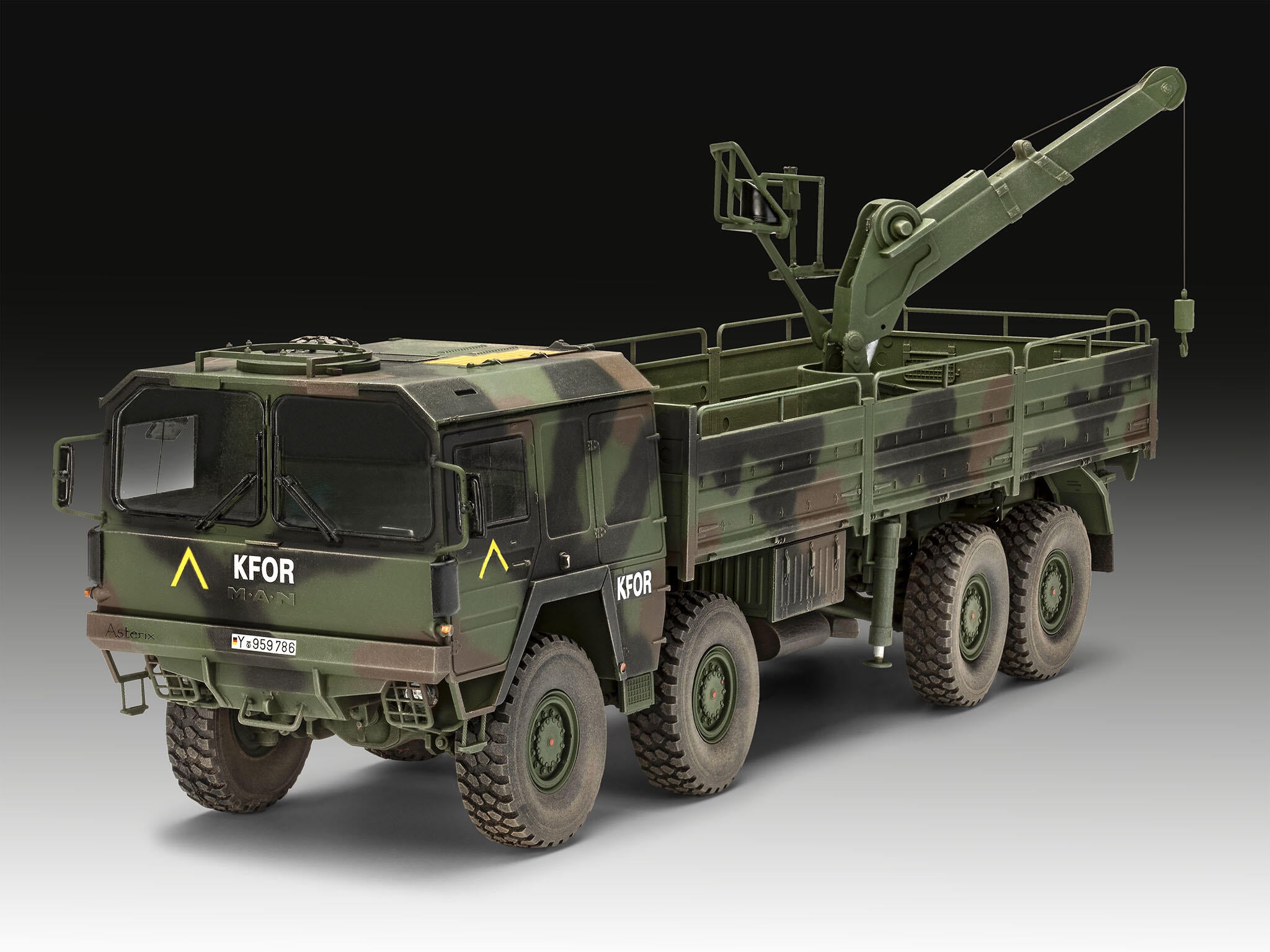 Revell Vehicul Militar  Man 10T Milgl 8X8 Truck Rev03367