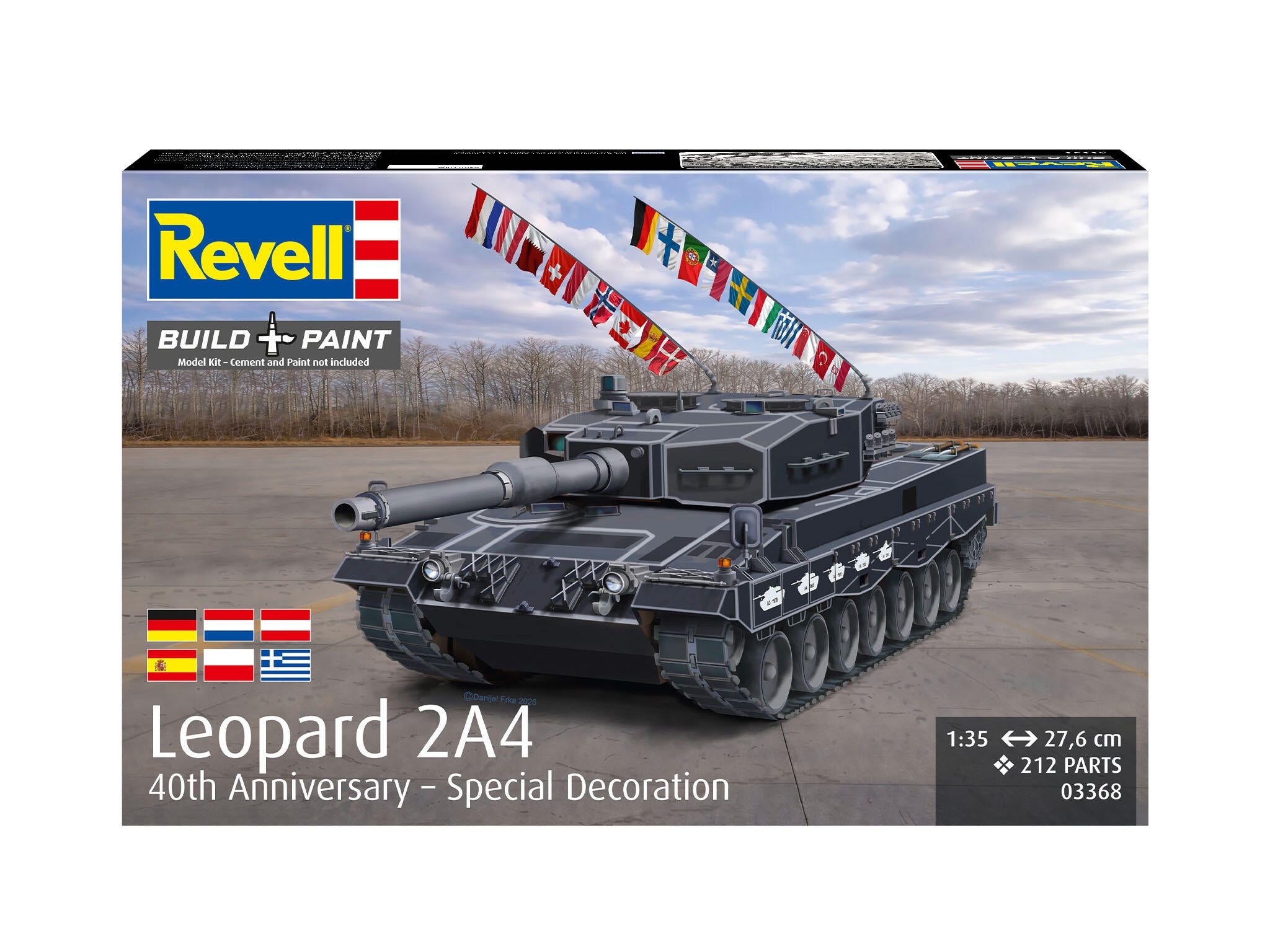 Revell Modell Kit Leopard 2A4 Scara 1:35 Rev03368