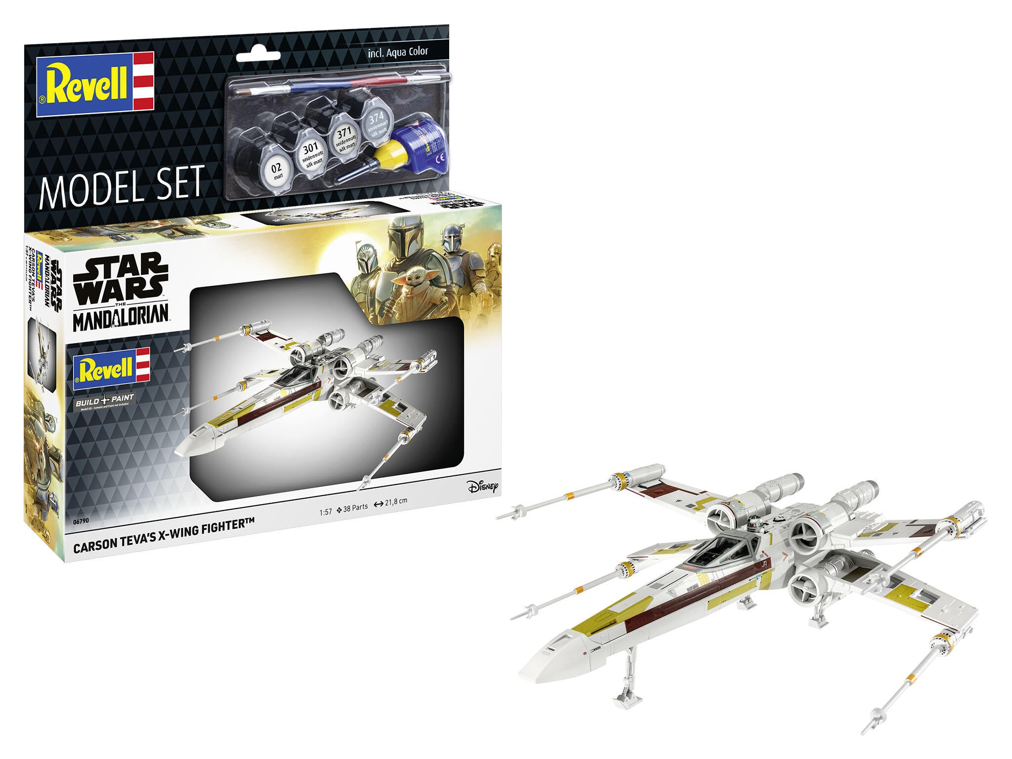 Set Model Carson Teca Xwing: The Mandalorian Revell Cu Accesorii